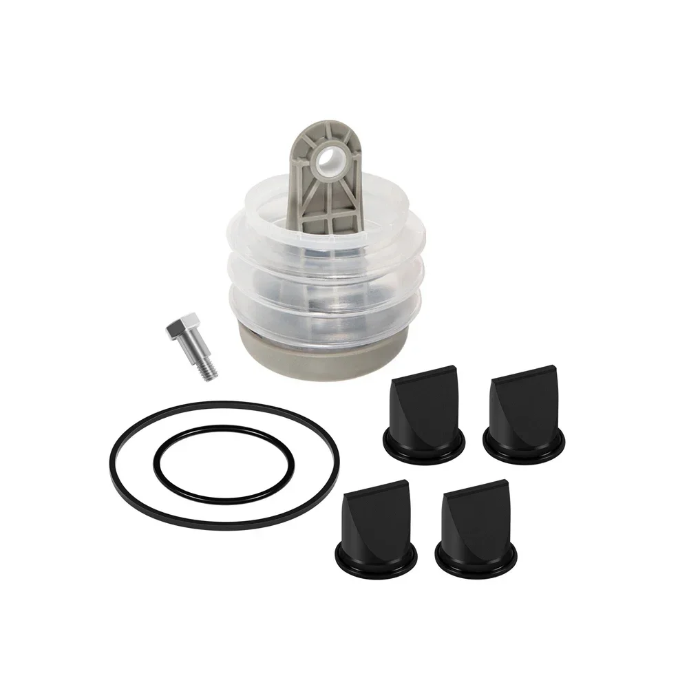 Pump Bellows Kit Replace 4x 1-1/2'' Duckbill Valve Kit + Bellows-Pump & Bolts For Dometic S T J VHT And VG Series 385230980 pump bellows kit