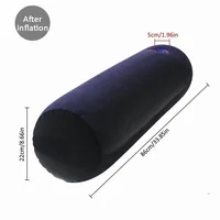 Multifunctional Inflatable Long Body Pillow Lumbar Leg Yoga Pillows Travel Positions Support Air Cushion Quickly Asleeping 2