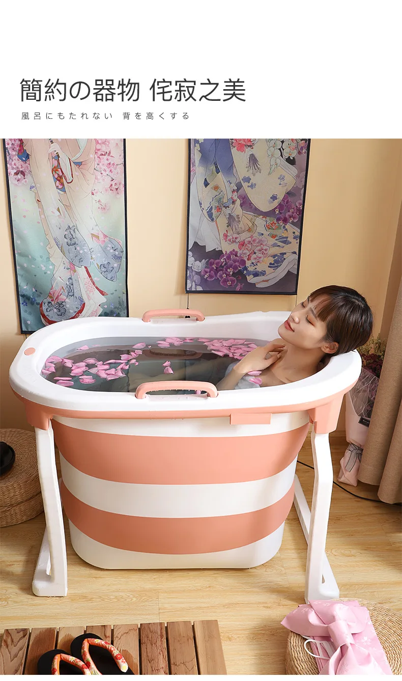 Baignoire Pliante Portable pour Adulte et Enfant, Longue et Gonflable,  Optique Spa, Sauna Corporel, CC50YP - AliExpress