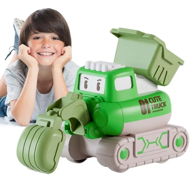 

Friction Powered Cars Funny Friction Cars Creative Excavator Toy Small Construction Equipment Toys For Boys Girls Aged 3