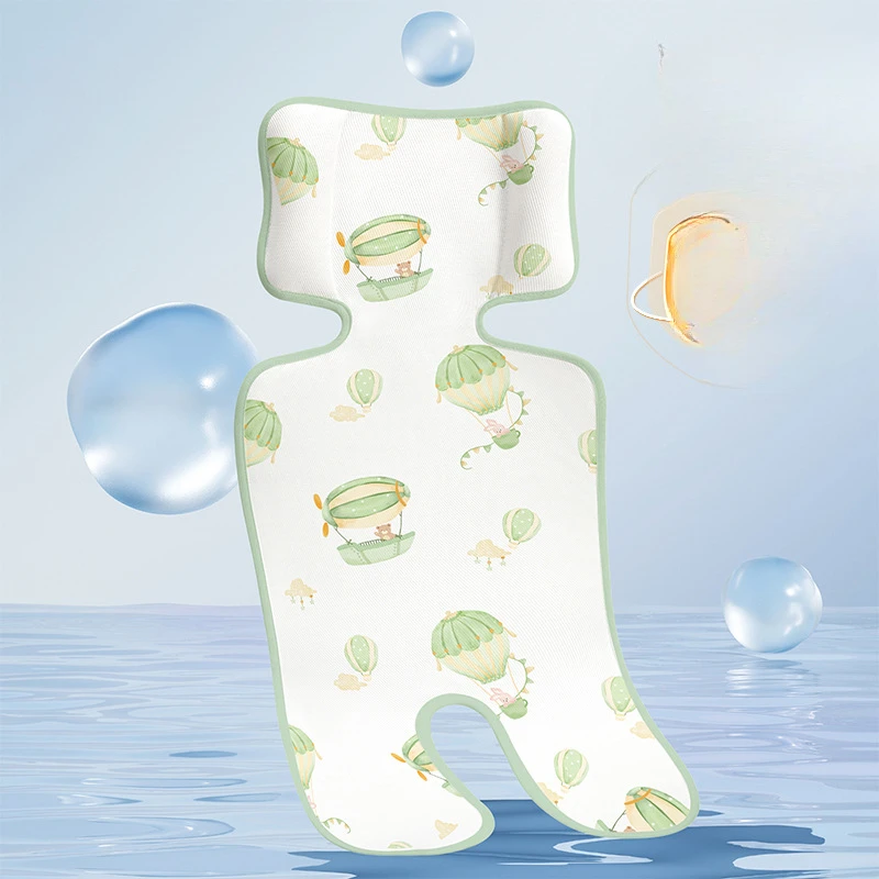 Summer Universal Stroller Cooling Seat Safety Seat Ice Silk Pad Baby Dining Chair Breathable Cooling Pad