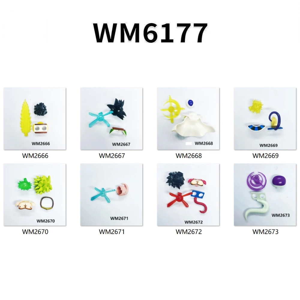 액션 피규어 모델 키트 DIY 조립 모델 액세서리 장난감 빌딩 블록 십대 청소년 및 성인용 WM6177 WM6178