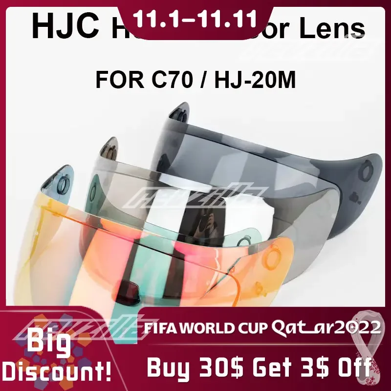 Hj20M Casco Scudo Per Hjc C70 Fg-17 Fg-St Is-17 Casco Moto Visiera Protezione Uv Casco Moto Visera Sunshield
