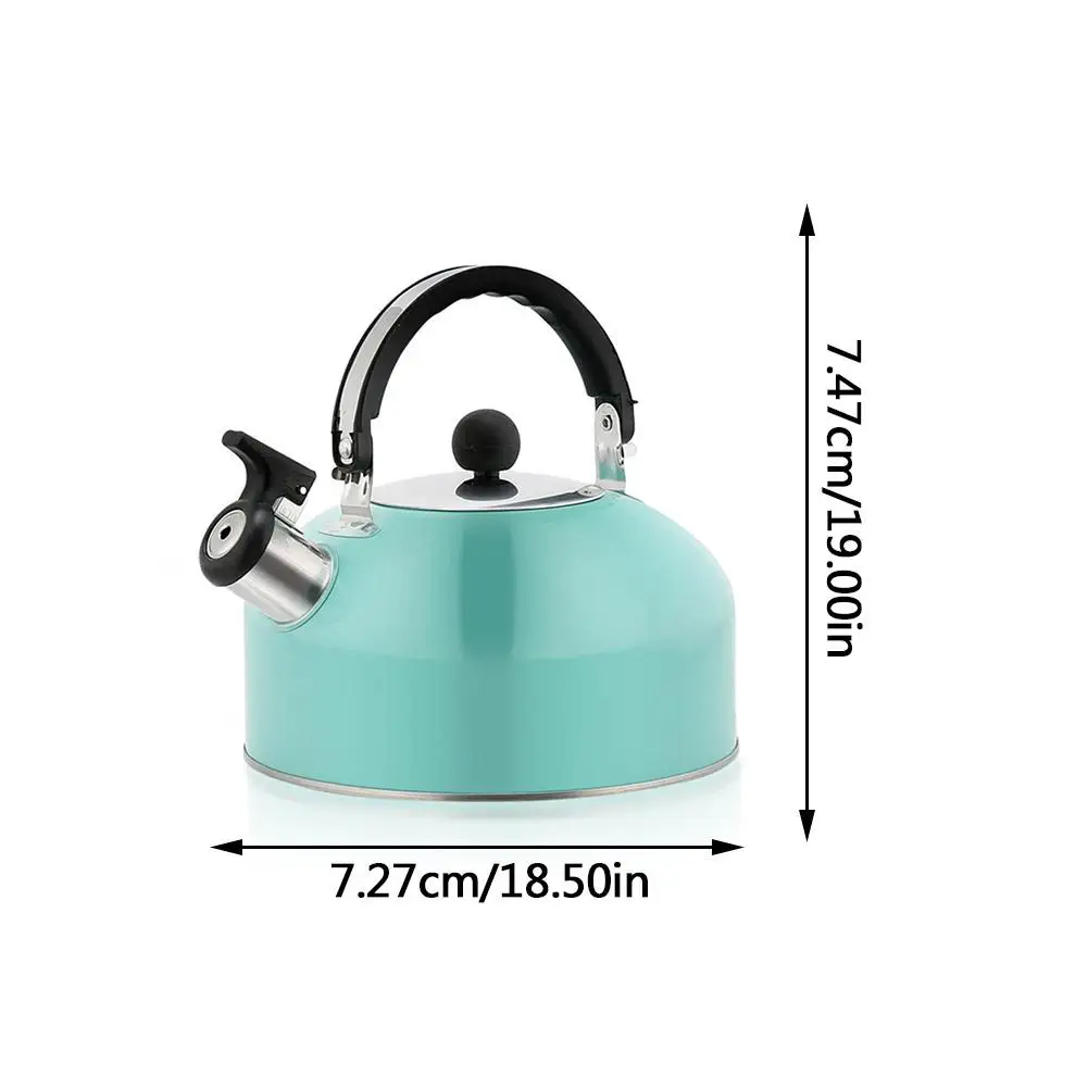 Folding Kettle Portable Folding Kettle 3L Household Flat Bottom Kettle Stainless Steel Gas Stove Cooker For ALL Stove Tops Gas Kettles Boil Water Kitchen Accessories