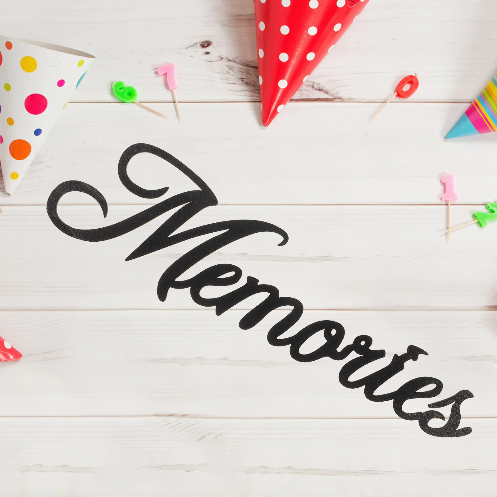 

Memories Wooden Sign Wooden Cutout Wooden Gift Sign for Home Wall DIY Decor