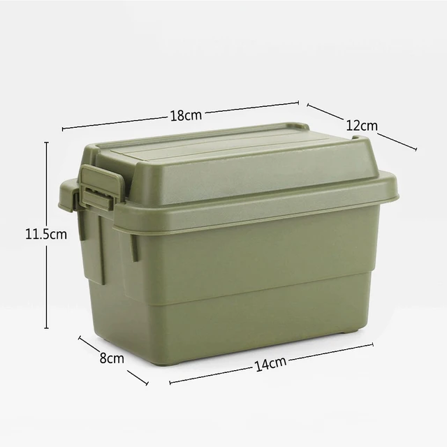 Portable Outdoor Storage Box Dustproof Mini Seasoning Bottle Storage Case Moisture-proof Stackable for Cooking Traveling Grocery 6