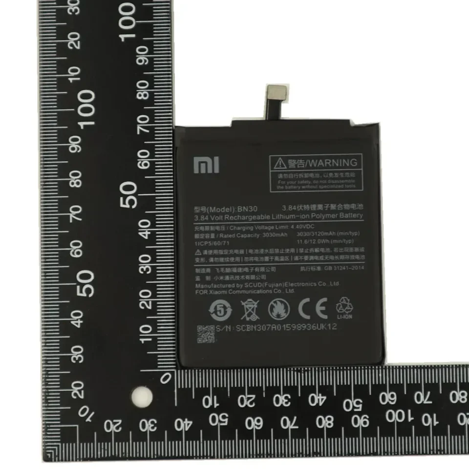 Batería de Repuesto Original BN30 para Xiaomi Redmi 4A