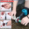 Pipe Melter Water Pipe Melting Device Cordless Rechargeable Hose Welding Tool 120W 340℃ for Connection Pipe Welding Machine 1