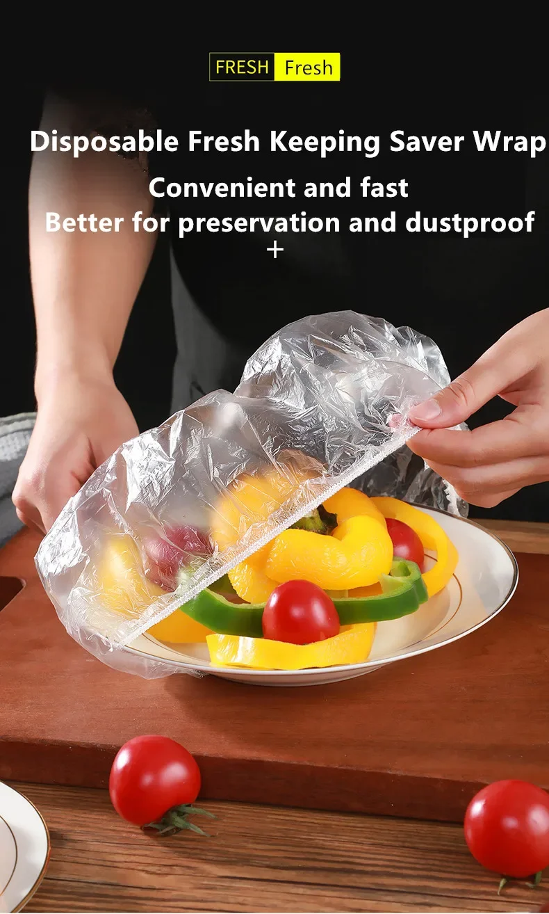 Description Picture 2 of itemReusable Food Wrap Storage Covers Bags For Bowl Elastic Plate Silicone Lid Cover Kitchen Fruit Plastic Fresh-Keeping Seal