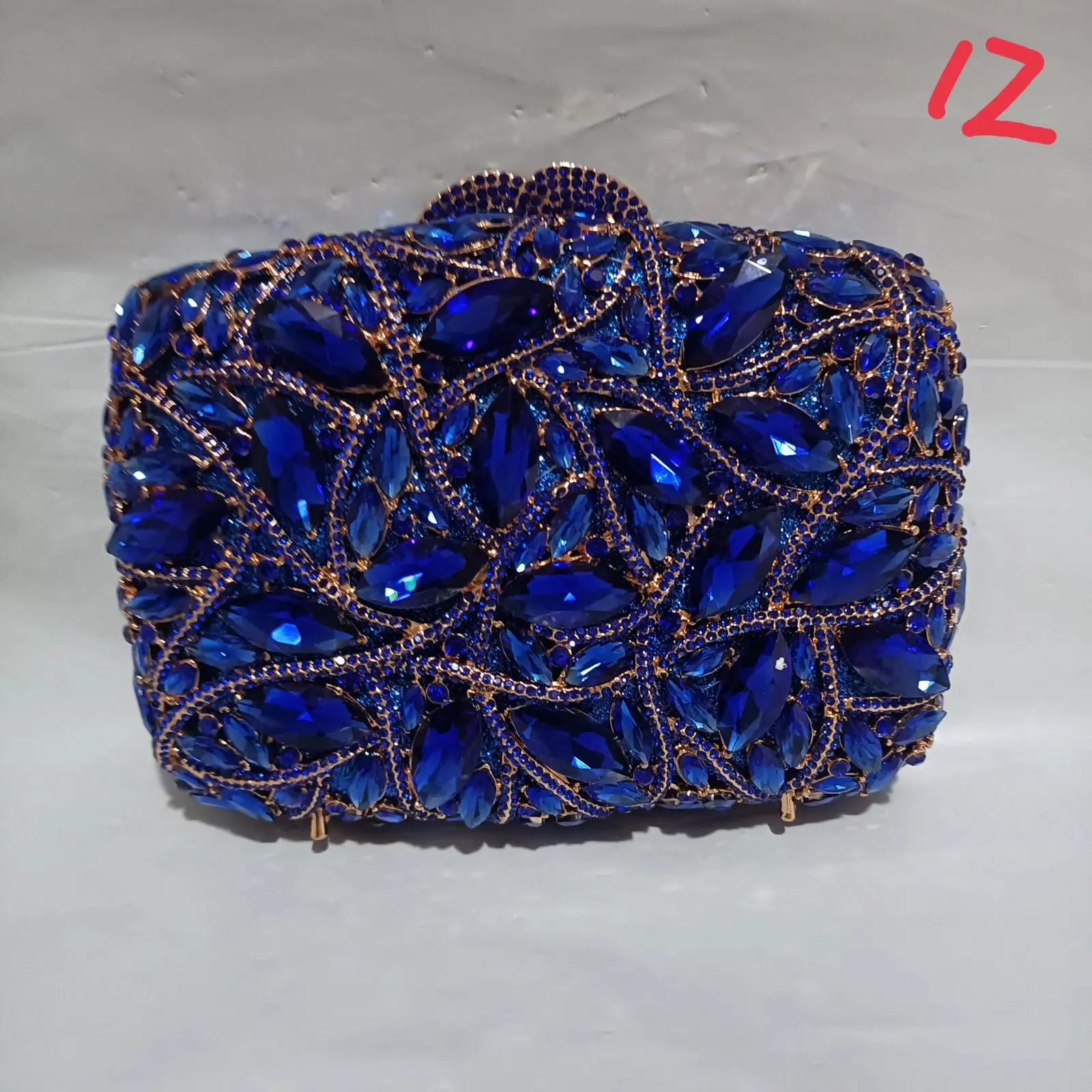 Boutique De FGG Mini Bolso De Mano De Metal Para Mujer, Para
