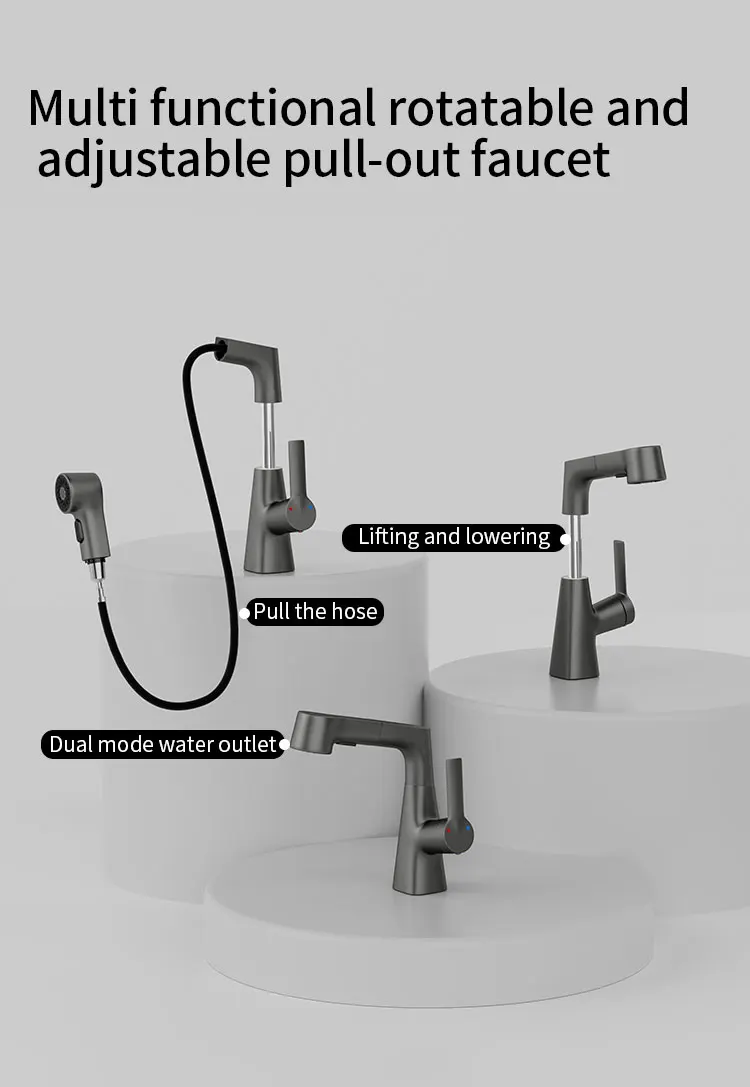 Description Picture 2 of itemWashbasin Faucet Korea Bathroom Swivel Faucet Bathroom Sink Tap Tapware Blender Washbasin Tap