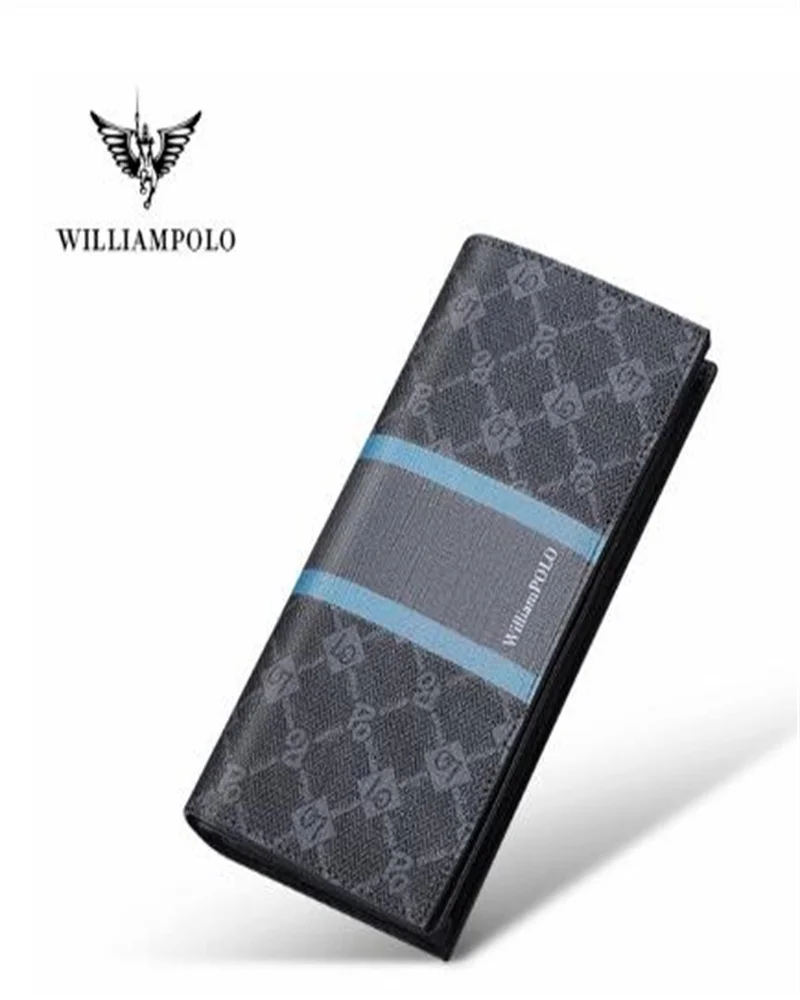 

new 2023 WILLIAMPOLO Brand Men Wallets Small Money Stylish wallet
