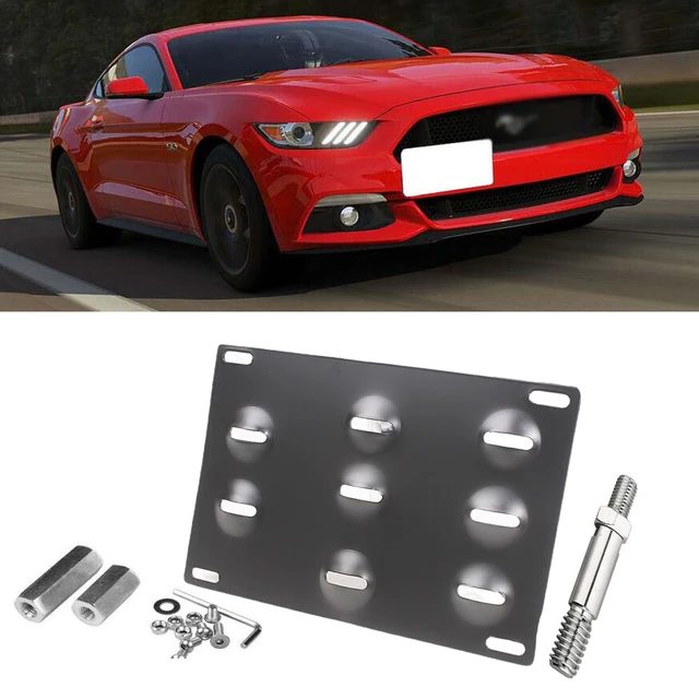 Auto Car Front Bumper Tow Hook License Plate Bracket Holder For Ford Focus  MK RS Mustang - AliExpress