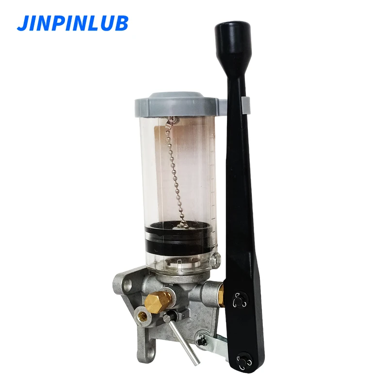 JINPINLUB EGH3 Pressure-relief manual grease lubrication pump Positive displacement manual lubricator for CNC lubrication
