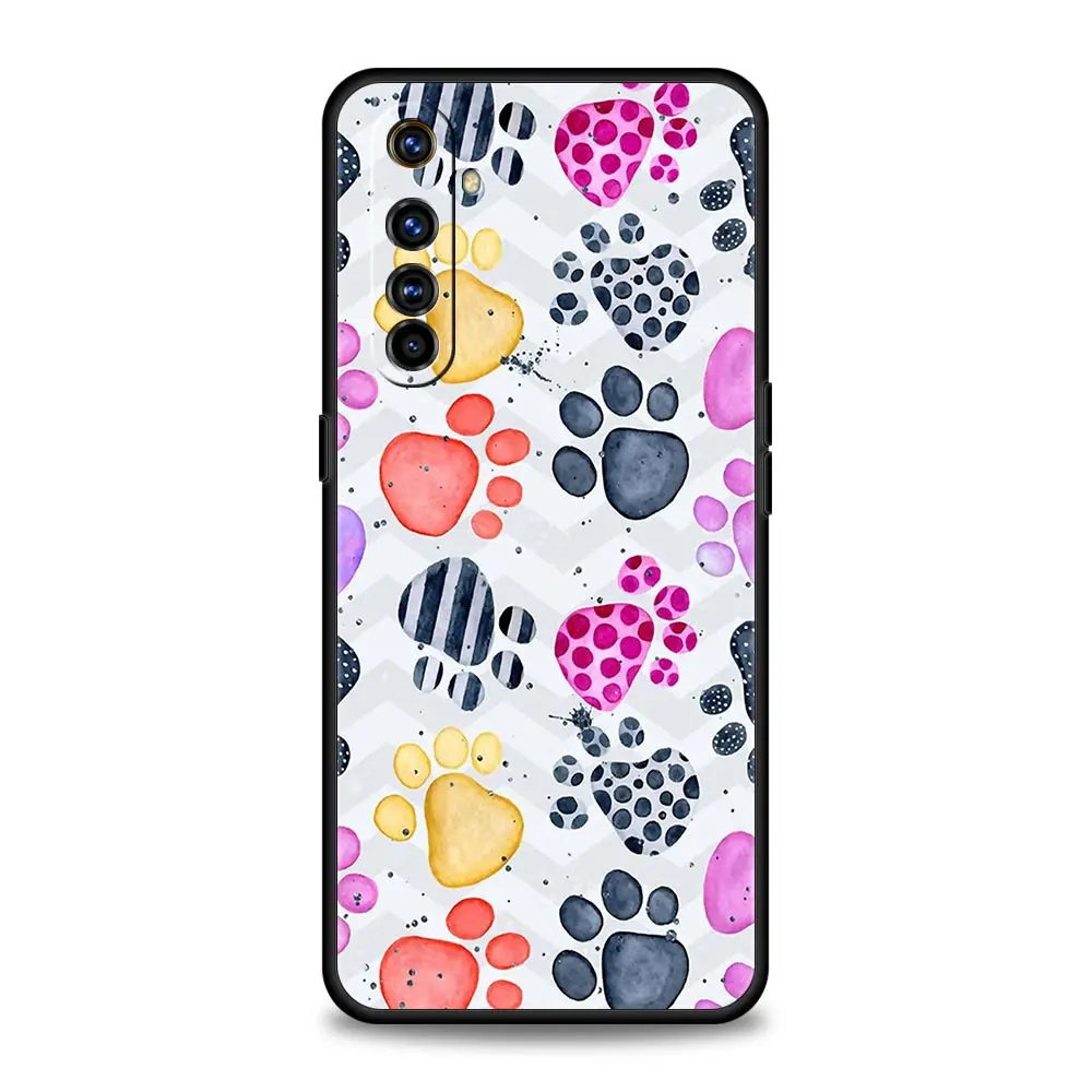 Adorable Paw Love Phone Case - Cute Cat & Dog Design Cover