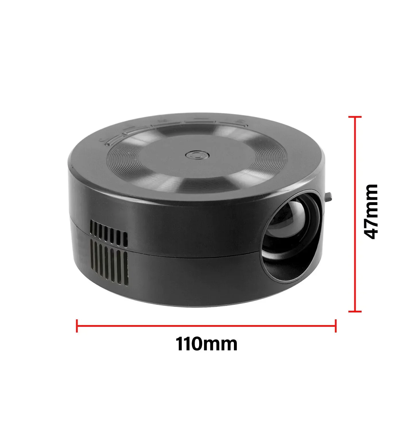 YT200 LED Mobile Video Mini Projector Home Theater Media Player Kids Gift Cinema Wired Same Screen Projector Home Theater Projec
