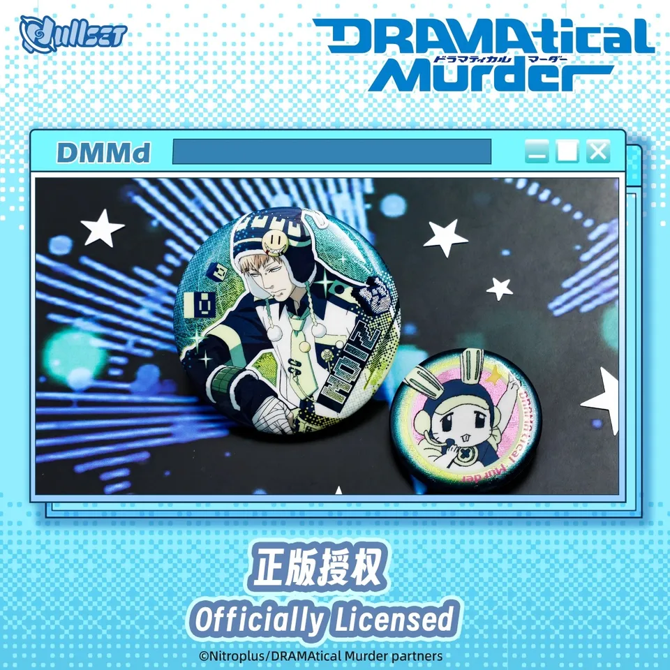 Original Nullset Dmmd Vol.2 Badge Set Aoba Koujaku Noiz Animation