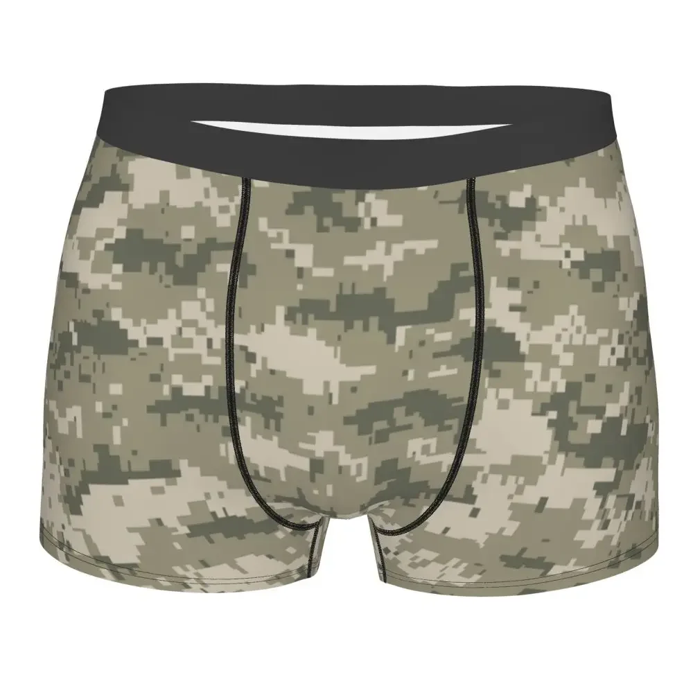 

Men's Camouflage Camo Boxer Briefs Shorts Panties Soft Underwear Homme Funny Underpants