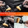 Car Interior Lint Brush Short Car Cleaning Air Conditioning Outlet Cleaning Brush Multi-functional Cleaning Soft Brush 1