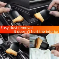 Car Interior Lint Brush Short Car Cleaning Air Conditioning Outlet Cleaning Brush Multi-functional Cleaning Soft Brush 1