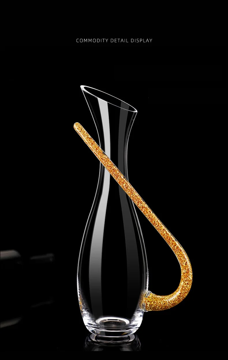 Description Picture 4 of itemWine Decanter Crystal Glass Wine Dispenser Wine Shaker Flagon Creative Styling Barware Decanter Set Wine Separator Wine Bottles