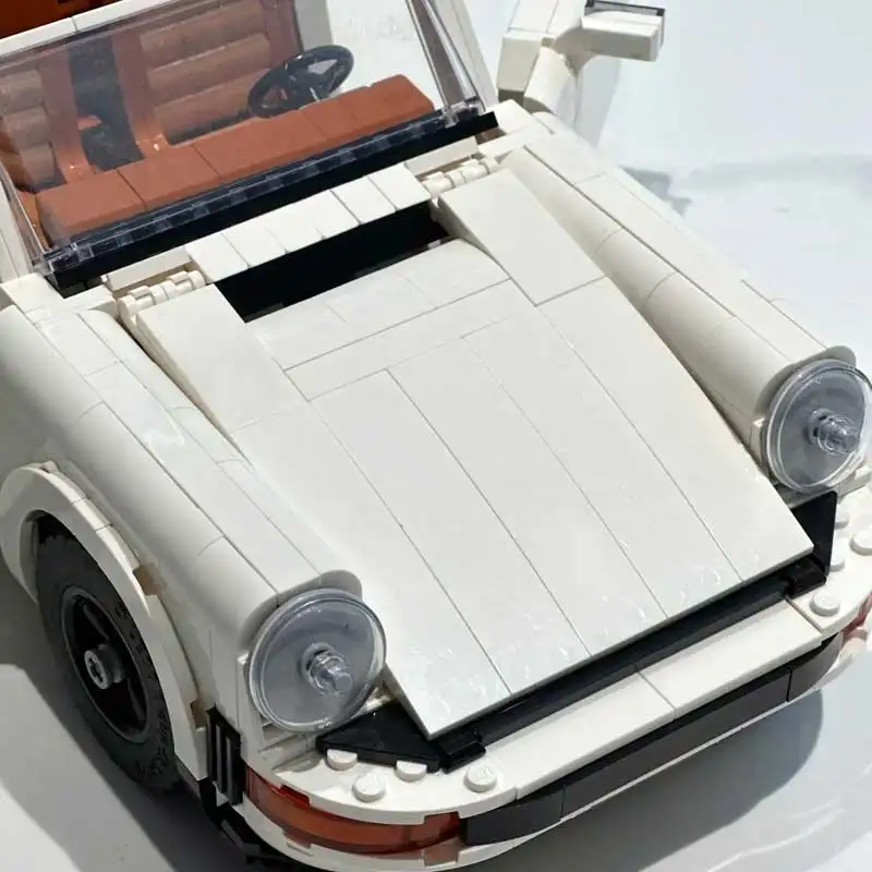 Building Block Toys Craft Toys 1458pcs Technical Retro Car Model Building Blocks Set 2in1 Race Classic Model Kit DIY Christmas Gift
