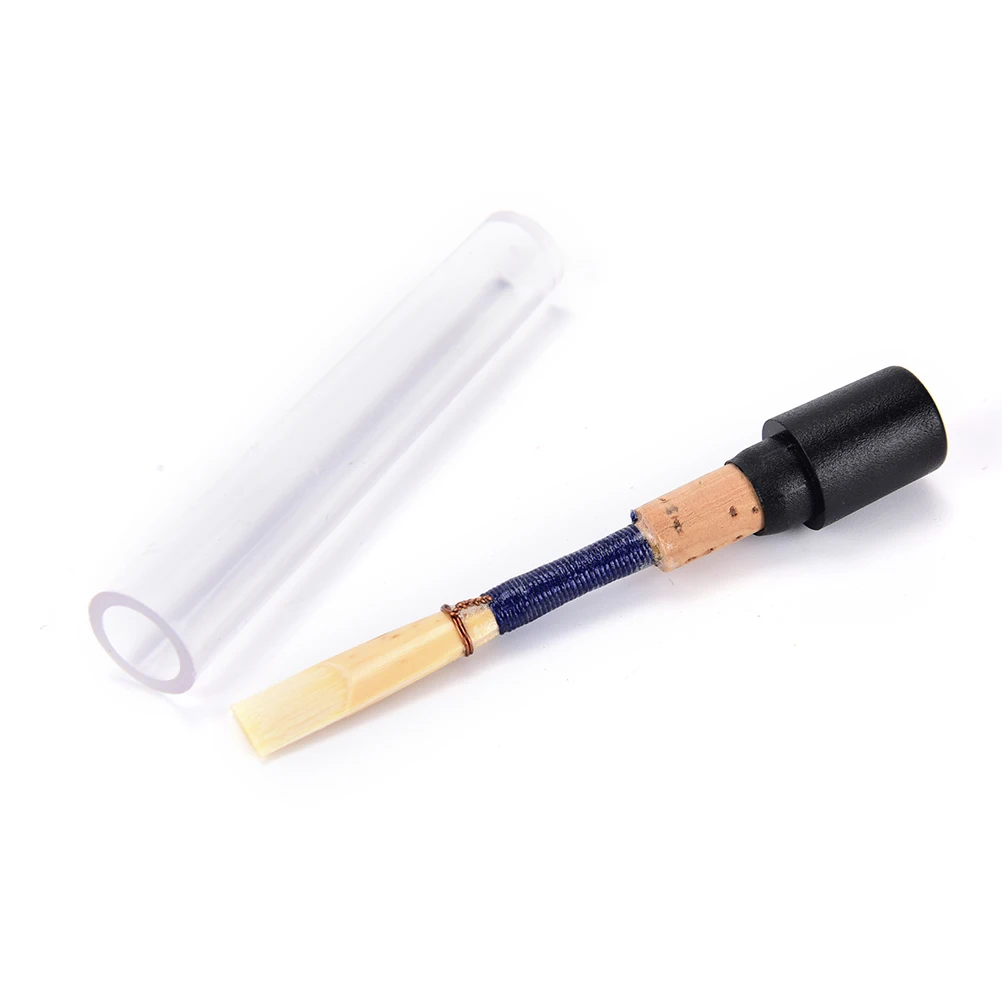 Description Picture 5 of item1Pc Bulrush Oboe Reeds Soft Mouthpiece Orchestral Medium Wind Instrument Part with CKeys Length 7.38cm