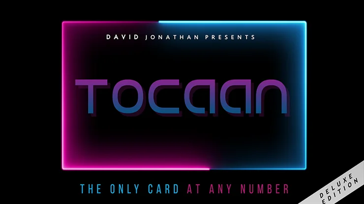 

TOCAAN Deluxe Edition (Gimmicks and Online Instructions) Card Magic and Trick Decks Illusions Close up Magic Props Beginner Fun