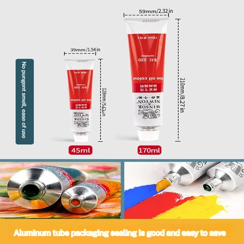 Winsor & Newton Watercolor Paint 45ml Tube Art Supplies Aquarela Good Transparency Excellent Tinting Strength Art Painting Tools