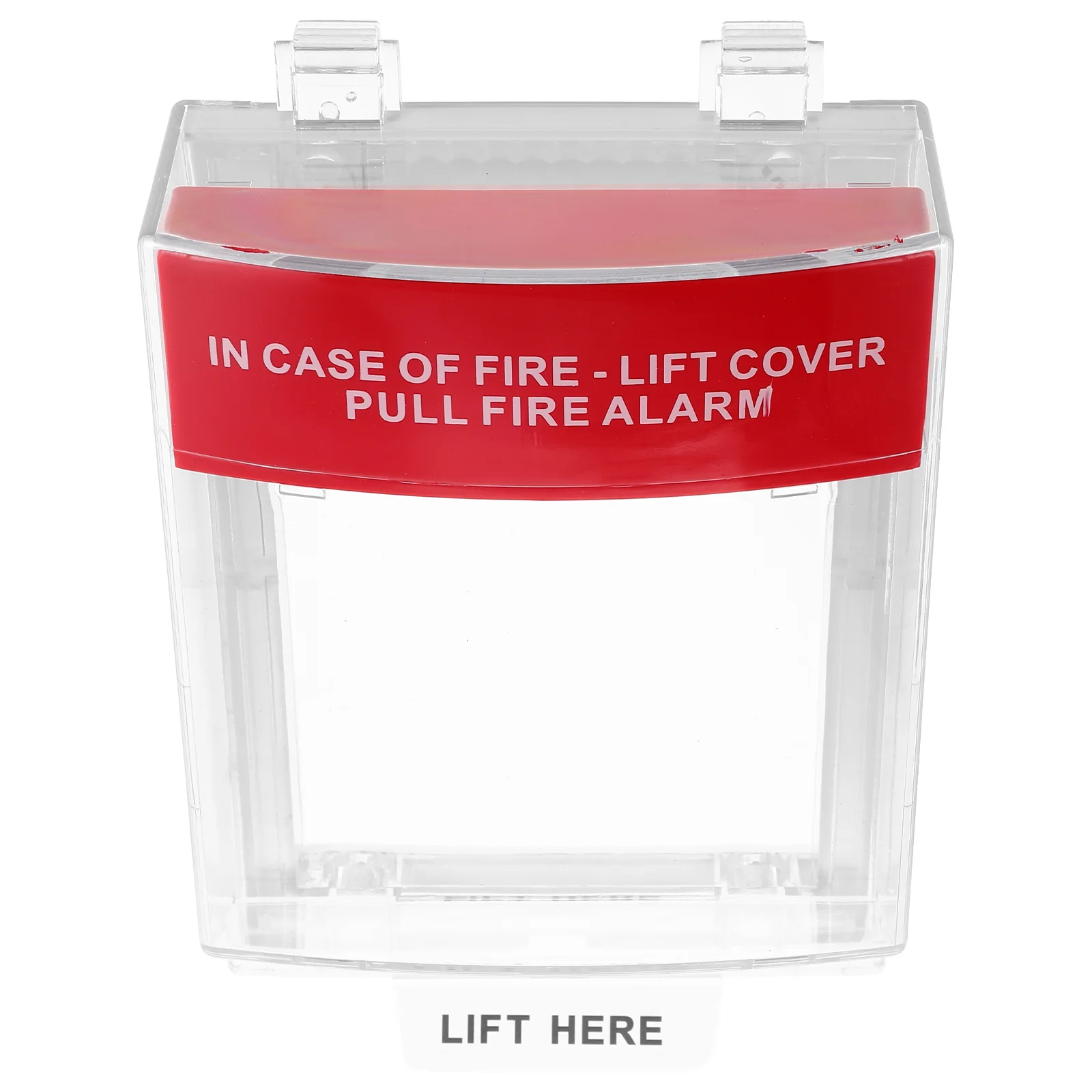 Alarm Switch Protective Cover Fire Pull Station Pit Screen Extinguisher Light Guard Lid Plastic Smoke