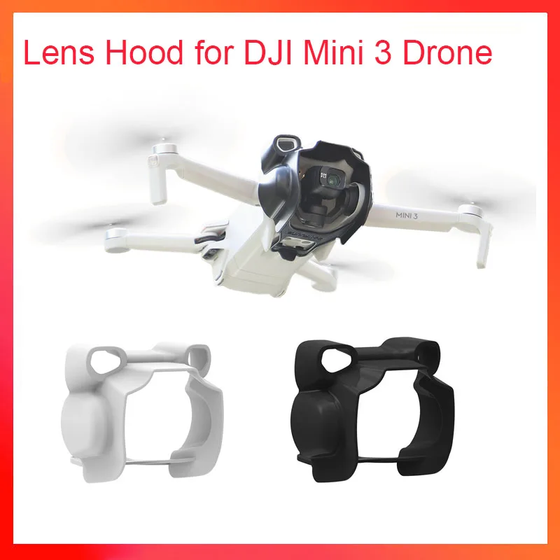 

Lens Hood for DJI Mini 3 Drone Accessories Anti-glare Sunshade Sunhood Protective Cover Guard Camera Protector Easy Stored New