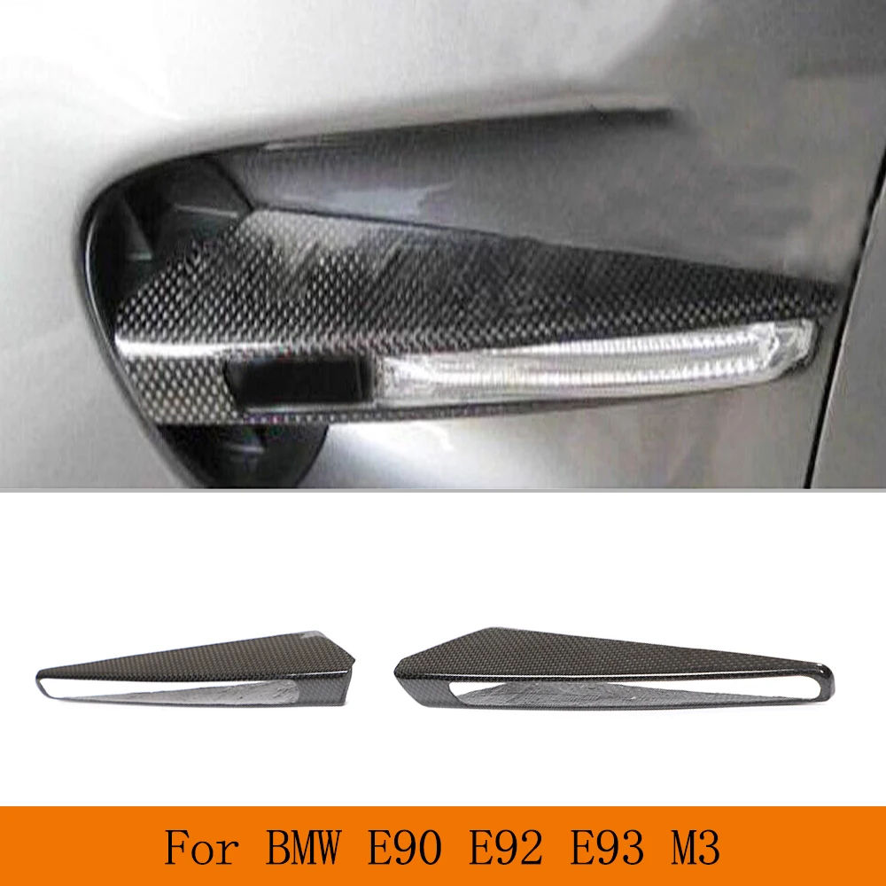 Bmw F30 Diffuser Real Carbon Fiber Side Fender Air Vent Overlay