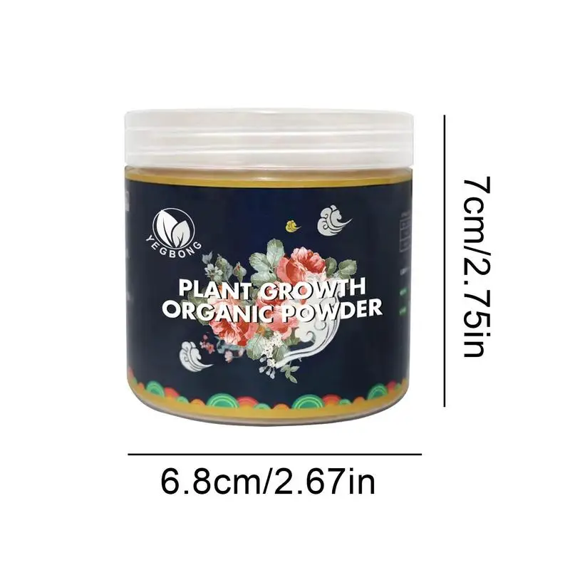 Plant Growth Enhancer 120g Plant Powder Stimulator Cuttings Growth Supplement Cactus Plant Food Organic Fruit Tree Nutrition