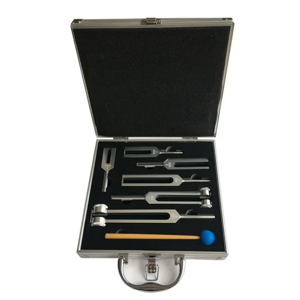 Diapason In Lega Di Alluminio Con Custodia Tastiera Per Chakra Therapy Diapason Regali Medici 6 Pezzi Diapason Set Sound Healing
