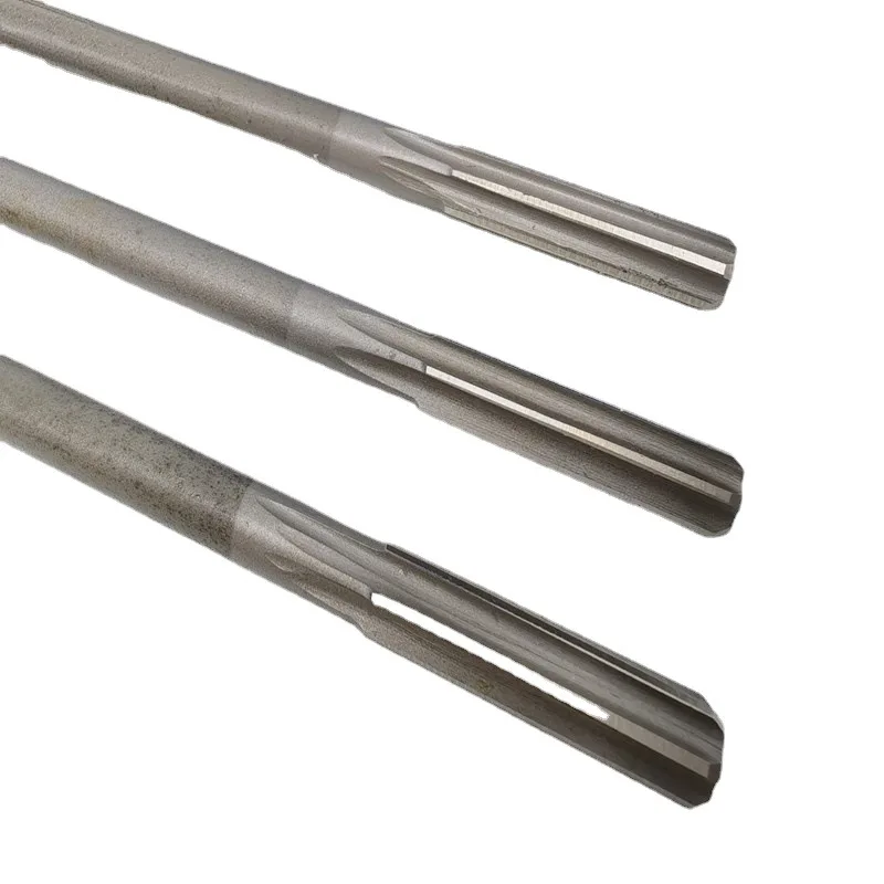 1Pc Lengthen Reamer 100-300mm HSS High Speed Steel H7 Straight Shank Machine Chucking Reamer for Metal Steel Aluminum Hole Drill 6