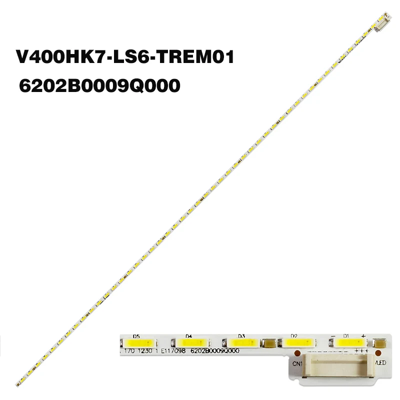 Retroiluminação Led Tira V400hk7-ls6-trem01 6202b0009q000 para Panasonic Tx40ws504 Tx-40cs520b Tx-40ds500es Th40cs610 V400hj6-le8