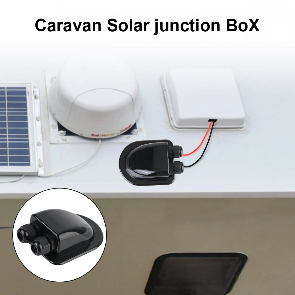 Caravan Solar Car Junction Box Cable Entry Gland Box Cable Connector Holder RV Yacht Caravan Accessories Roof Wire Entry