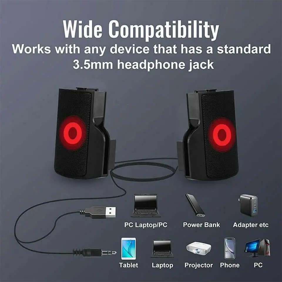 de Linha, Soundbar para Laptop, MP3, Telefone,