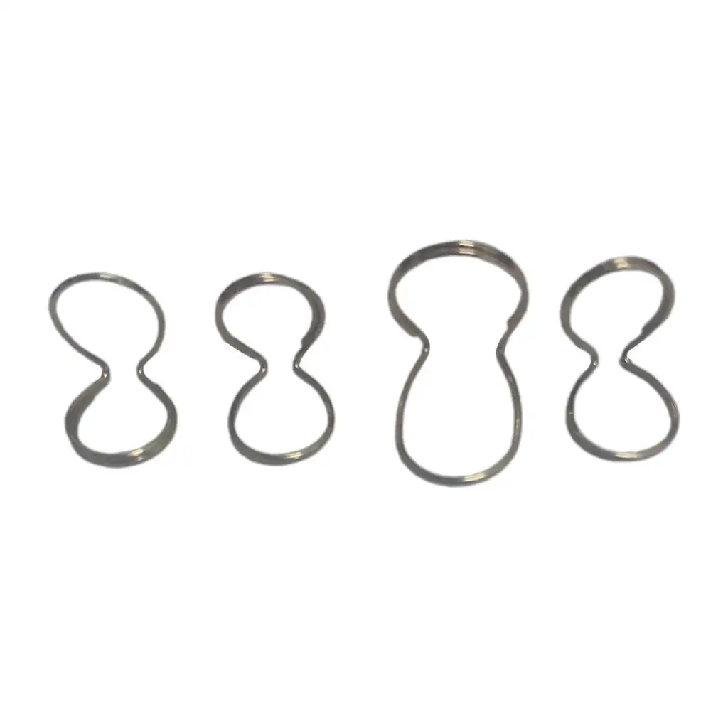 4pcs Adjustable Metal Thumb Index Finger Picks Guitar Accessories Gold