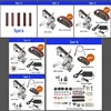 Mini Electric Belt Sander Multifunctional Belt Grinder 7 Speeds 100V~240V DIY Polishing Grinding Machine Cutter Edges Sharpener 5
