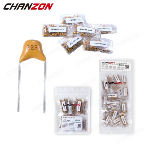 NEW Monolithic Ceramic Capacitor 10PF to 10UF 50V MLCC Capacitor 100NF 1UF 10UF Electronic Components for Circuit Use Pack - Image 5