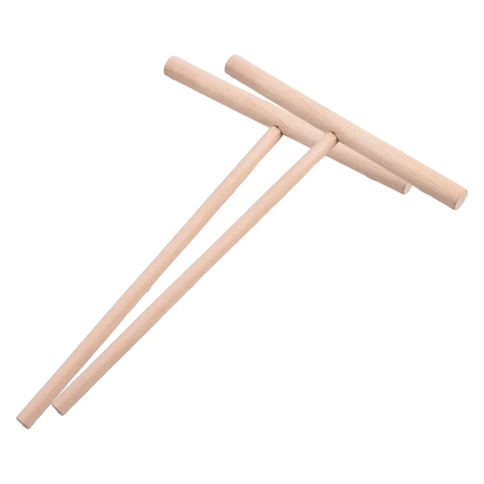Household Crepe Spreader Pastry Tool Prop Accessory Round Sticks Pancake Cooking T-Shaped Suitable Useful Quality