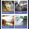 Jemi Tool 18V/21V Cordless High Pressure Washer, 60Bar Rechargeable Portable Washer for Car Wash and Flower Watering 5