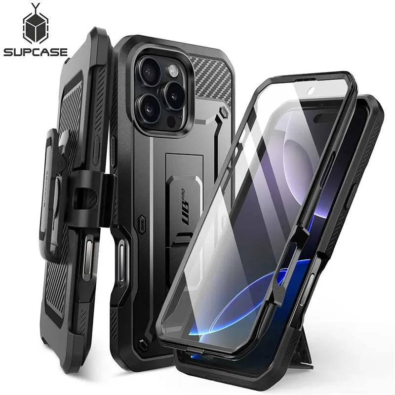 UB Pro Full-Body Rugged Phone Case with Built-in Screen Protector