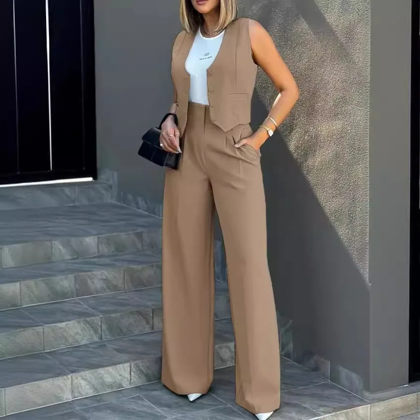 Women Casual Slim Blazer Pant Sets