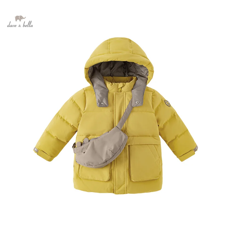 Dave Bella Boys Down Jacket 2023 Winter New Fashion Casual Mid