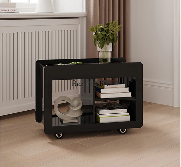 

Butler Cart Side Table/Removable Sofa Side Cabinet Trolley Retro Affordable Luxury