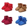 Baby Ankle-covered Boots Cute Bowknot Warm Lining Winter Infant First Walking Shoes for Baby Girls Soft Cotton Sole Baby Likes 3