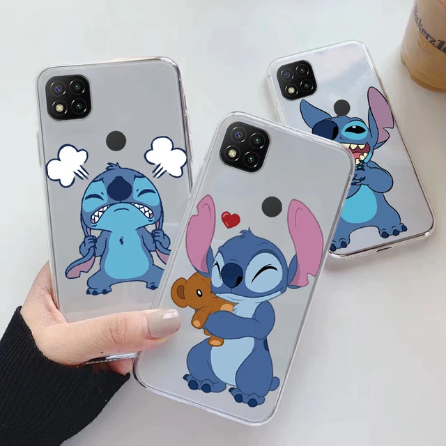 Funda trasera de lujo para Redmi 9C 9 C NFC, carcasa transparente para  teléfono, Lilo & Stitch Lover, Fundas de dibujos animados para Redmi9C,  bolsas