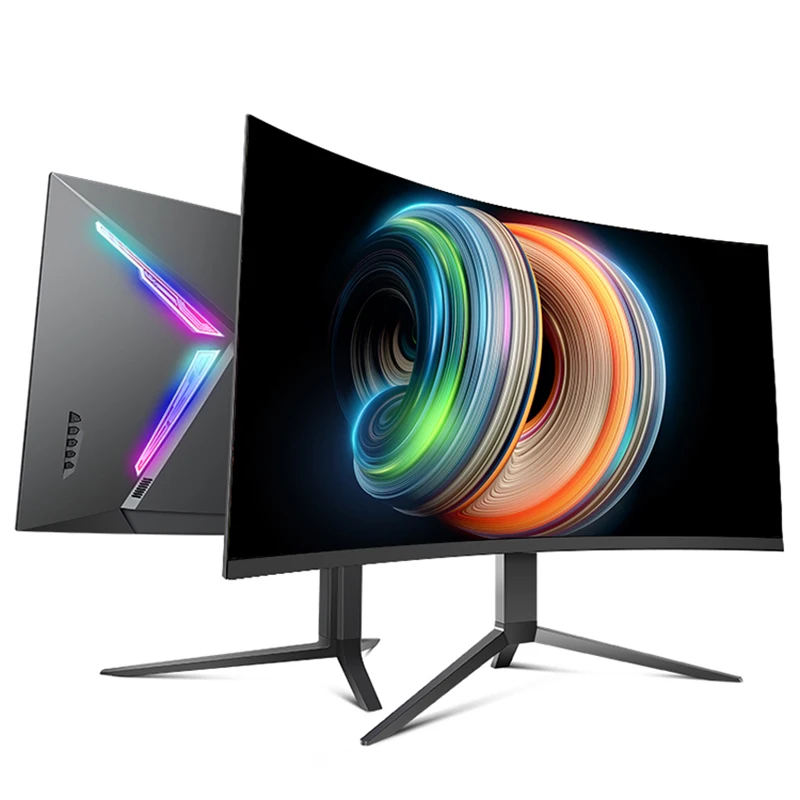 4k 32 Inch LCD Curved Screen Monitor Gamer Hd White Black 32inch 144Hz  Display Gaming Monitor,pc gamer ,LCD monitor for pc - AliExpress